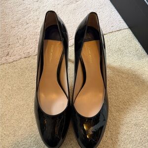 Stuart Weitzman Glossy Black Heels